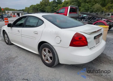 2008 Pontiac Grand Prix from USA, damaged, VIN 2G2WP552581132897